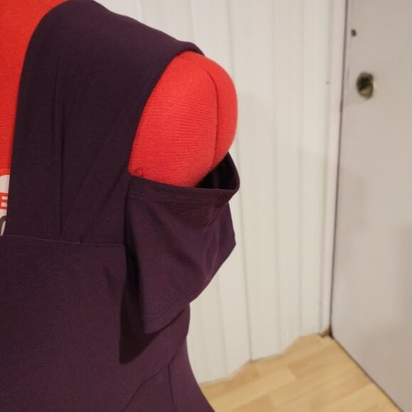 R & M Richards Full Length Dress in Deep Purple - Picture 8 of 8